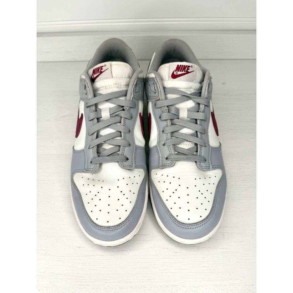 Nike Dunk Low Pale Ivory Rosewood Women 11.5 Men 10 | Gray Burgundy DD1503-122 - Picture 3 of 7
